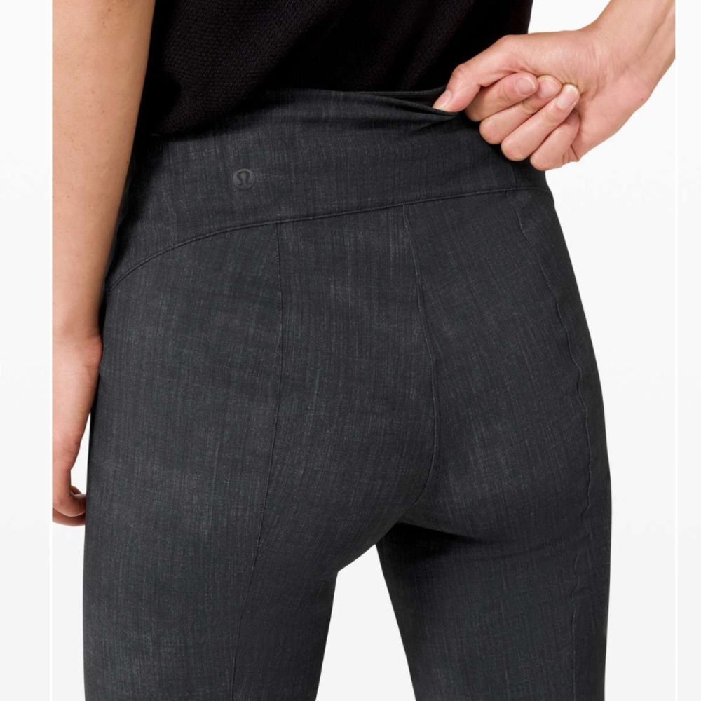 Lululemon Here to There High-Rise 7/8 Pant Texture Black Multi size 4